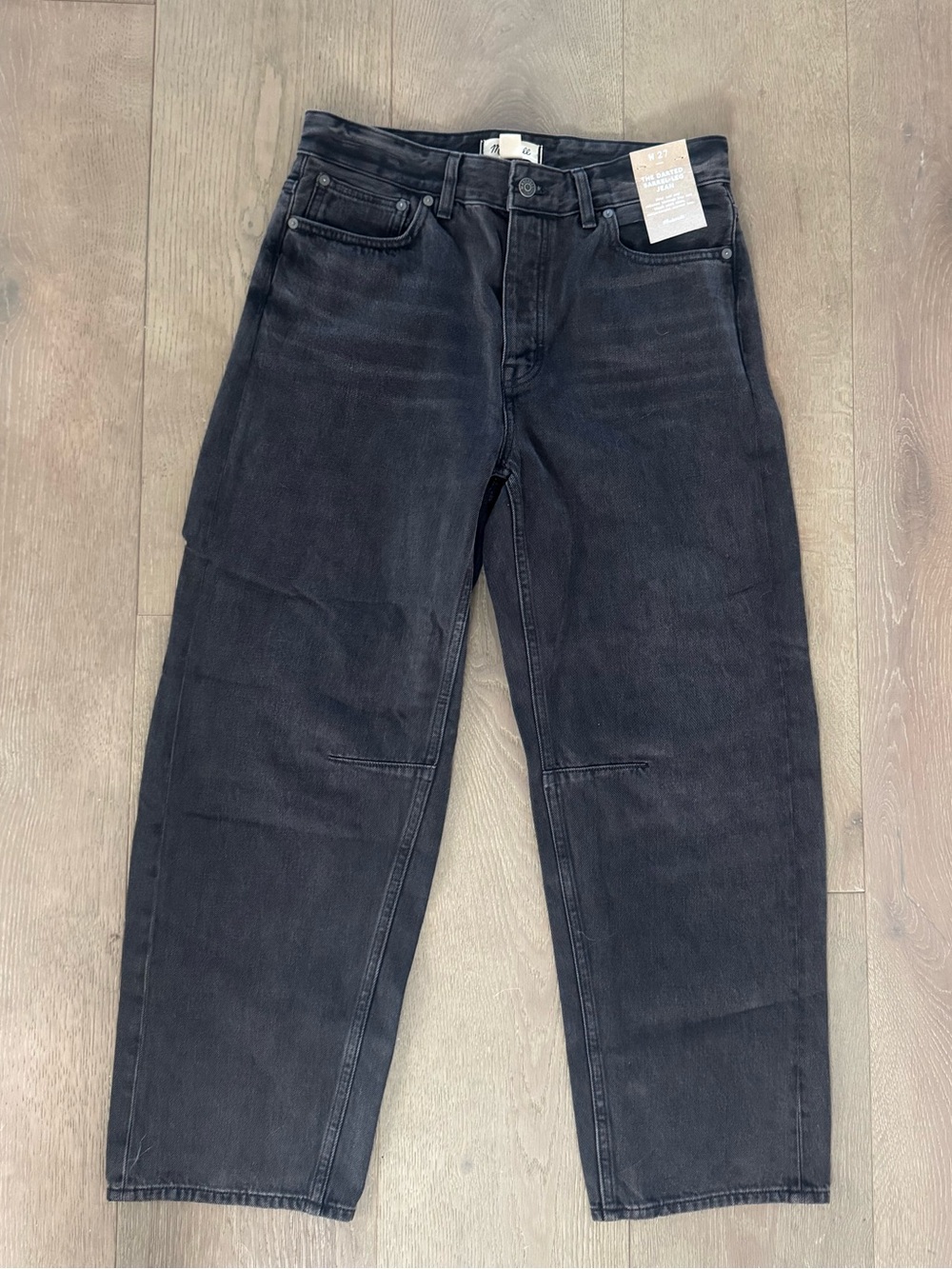 Madewell Darted Barrel Jean